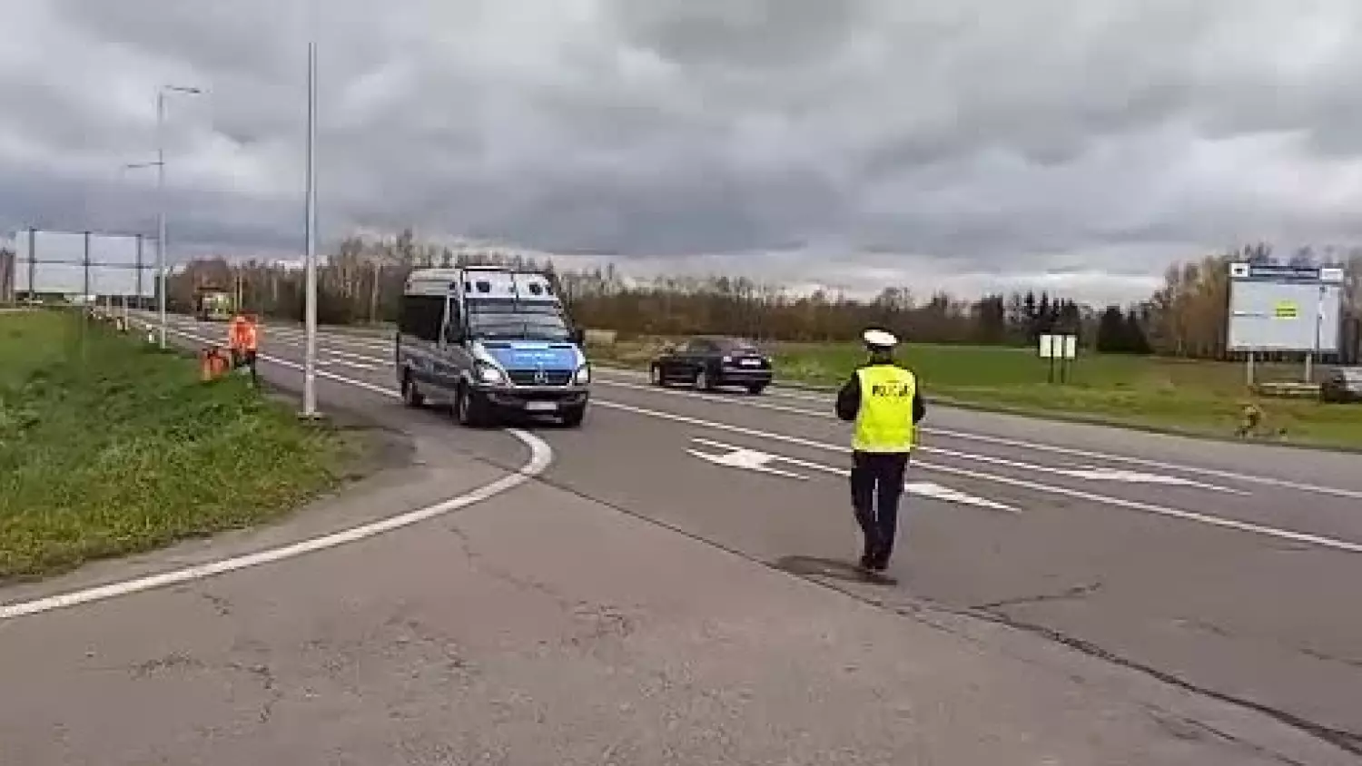 Protest przewoźników w gm. Drohusk