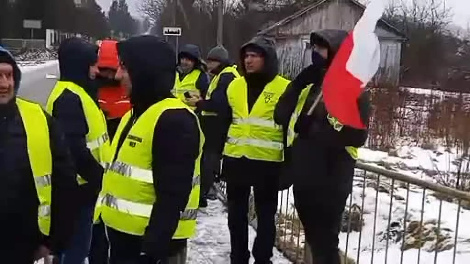 Protest rolników. Sytuacja w Janowie (24.01.2024)