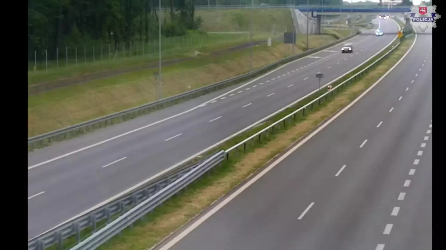 Cofał się na ekspresówce i nie zatrzymał do kontroli [FILM]