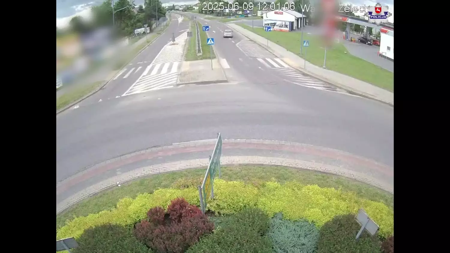 Zjechała z ronda "pod prąd". Tak nigdy nie rób! [FILM]