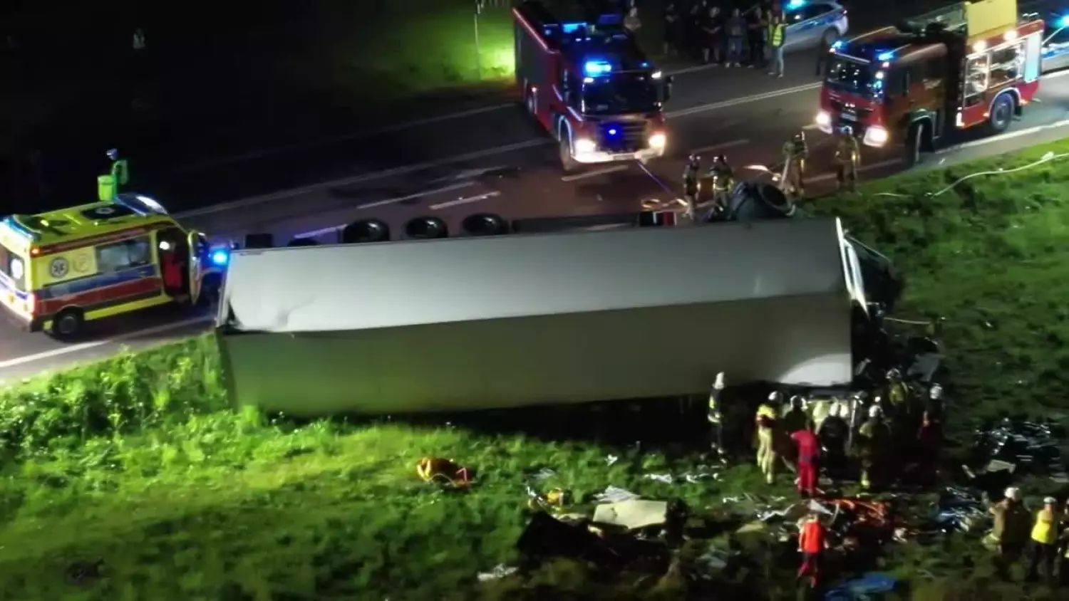 Śmiertelny wypadek na DK2 w Międzyrzecu Podlaskim [FILM]