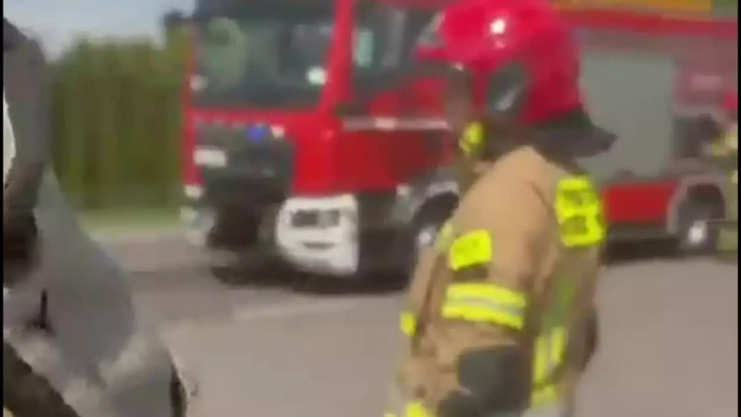Zderzenie trzech motocykli w Adamowie [FILM]