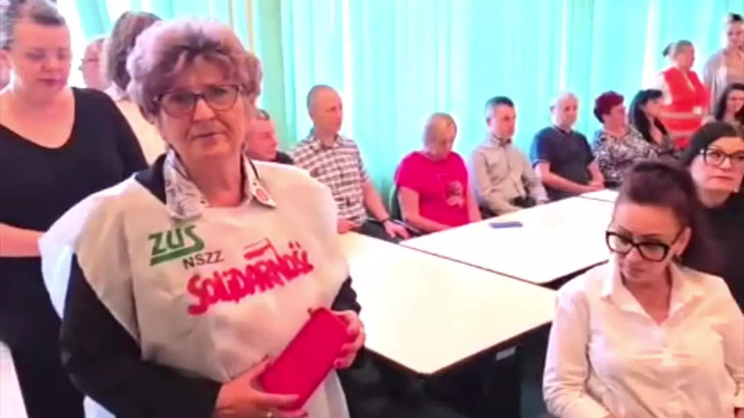 Strajk ostrzegawczy w chełmskim ZUS. Pracownicy żądają podwyżek i wsparcia ministerstwa [FILM]